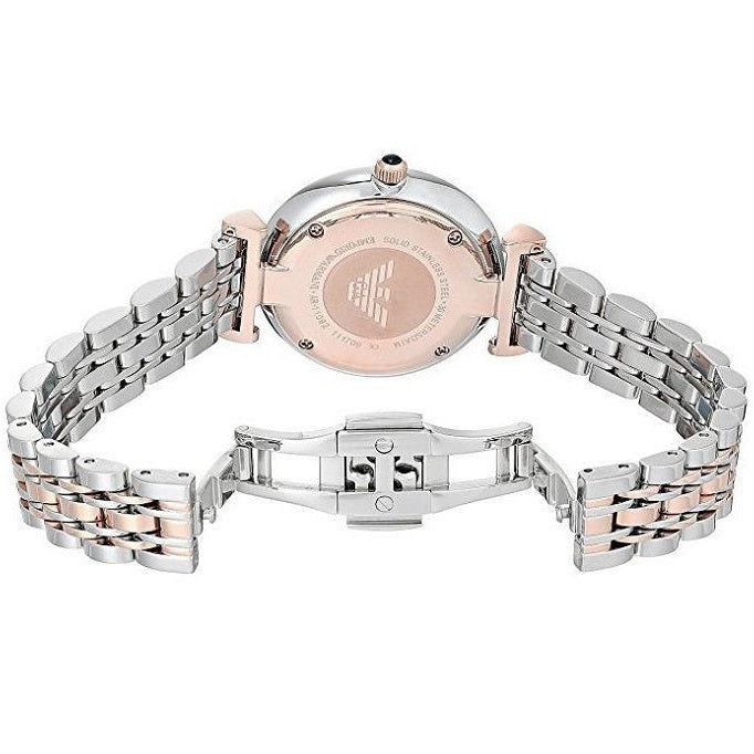 Emporio Armani Gianni T-Bar Women's Two-Tone Watch - AR11092