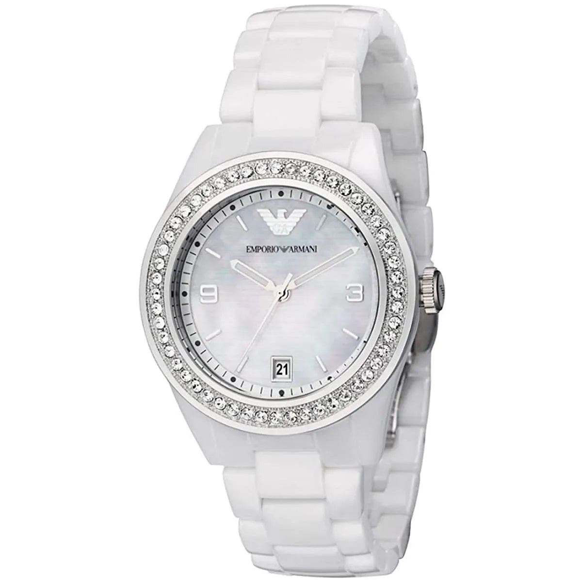Emporio Armani Ceramica Women's White Watch - AR1426