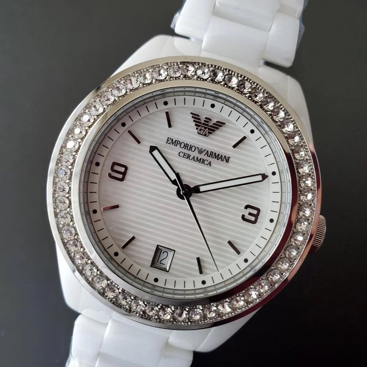 Emporio Armani Ceramica Women's White Watch - AR1426