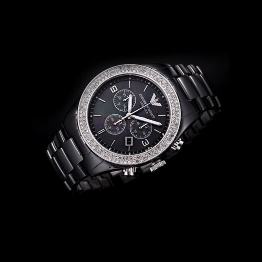 Emporio Armani Ceramica Black Watch - AR1455