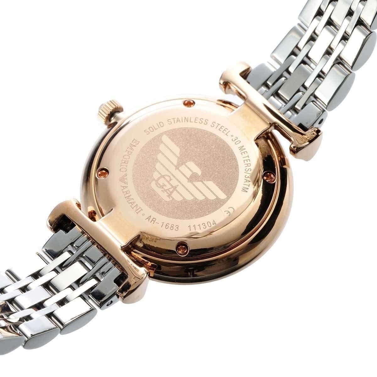 Emporio Armani Gianni T-Bar Two-Tone Watch - AR1683