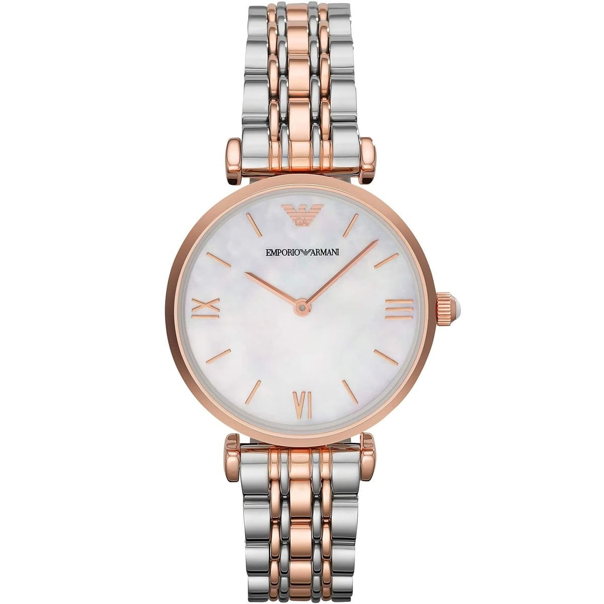 Emporio Armani Gianni T-Bar Two-Tone Watch - AR1683