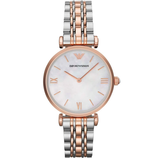 Emporio Armani Gianni T-Bar Women's Two-Tone Watch - AR1683