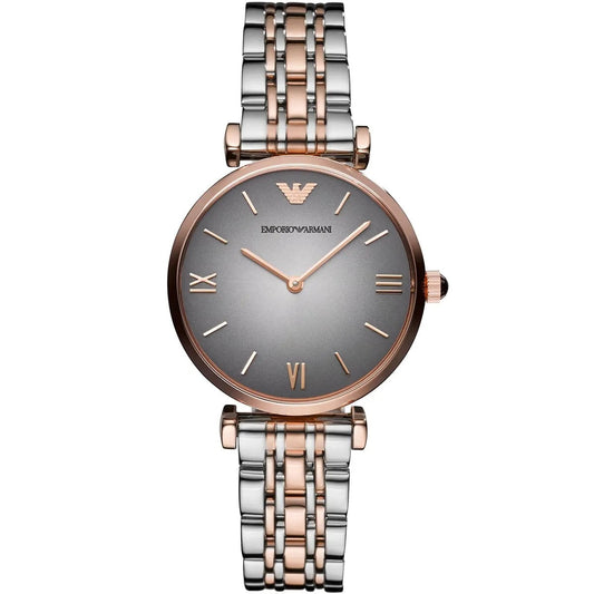 Emporio Armani Gianni T-Bar Women's Two-Tone Watch - AR1725