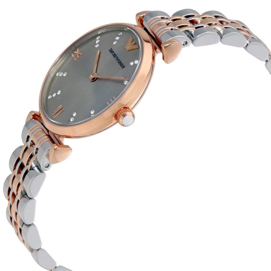 Emporio Armani Gianni T-Bar Two-Tone Watch - AR1840