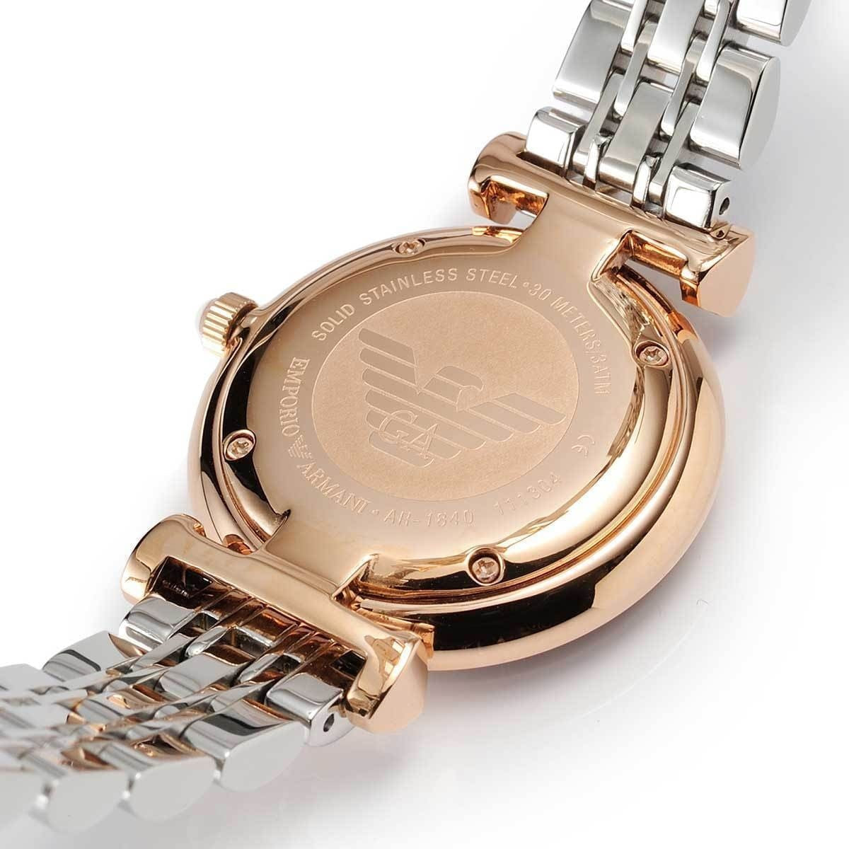 Emporio Armani Gianni T-Bar Two-Tone Watch - AR1840