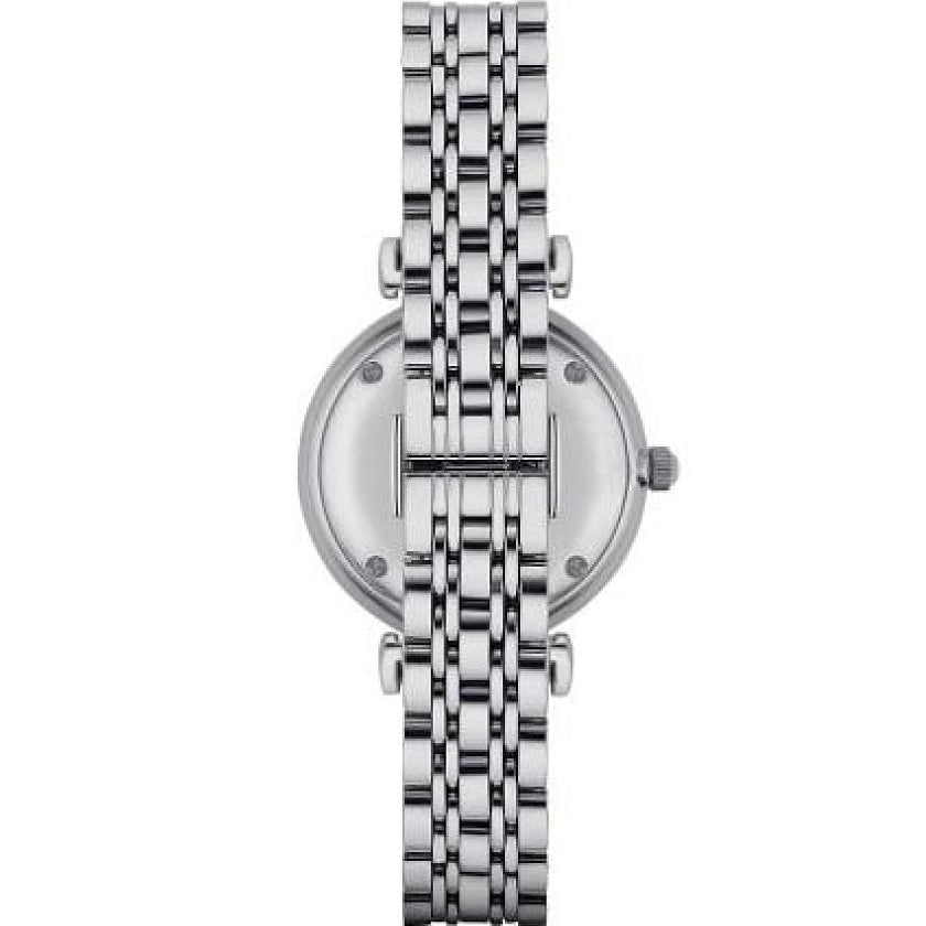 Emporio Armani Gianni T-Bar Women's Silver Watch - AR1908