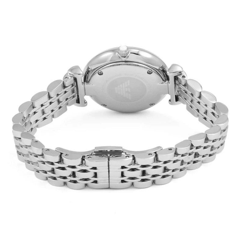 Emporio Armani Gianni T-Bar Silver Watch - AR1925