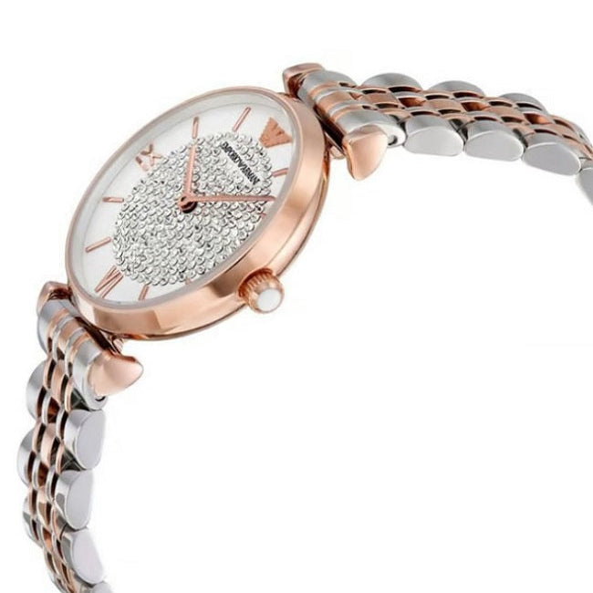 Emporio Armani Gianni T-Bar Two-Tone Watch - AR1926