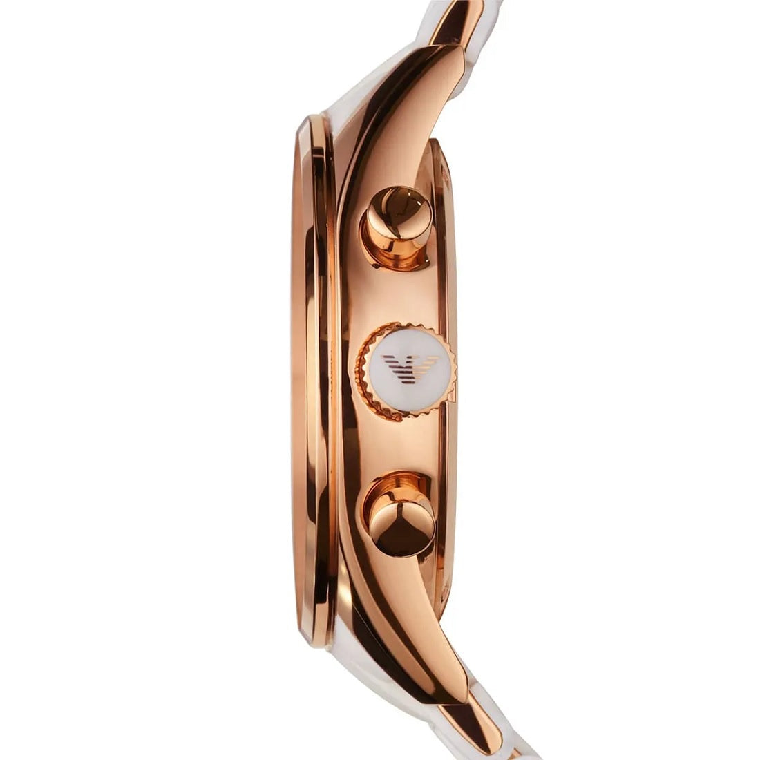 Emporio Armani Sportivo White & Rose Gold Watch - AR5920