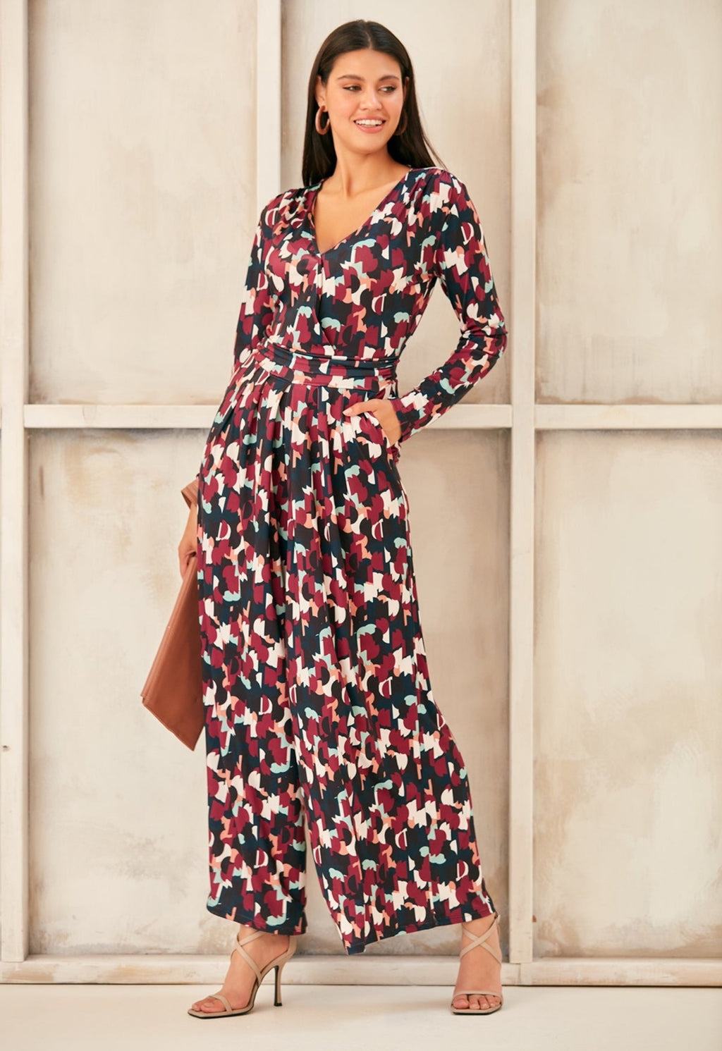Wrap Culotte Print Jumpsuit - By Jenerique image 1