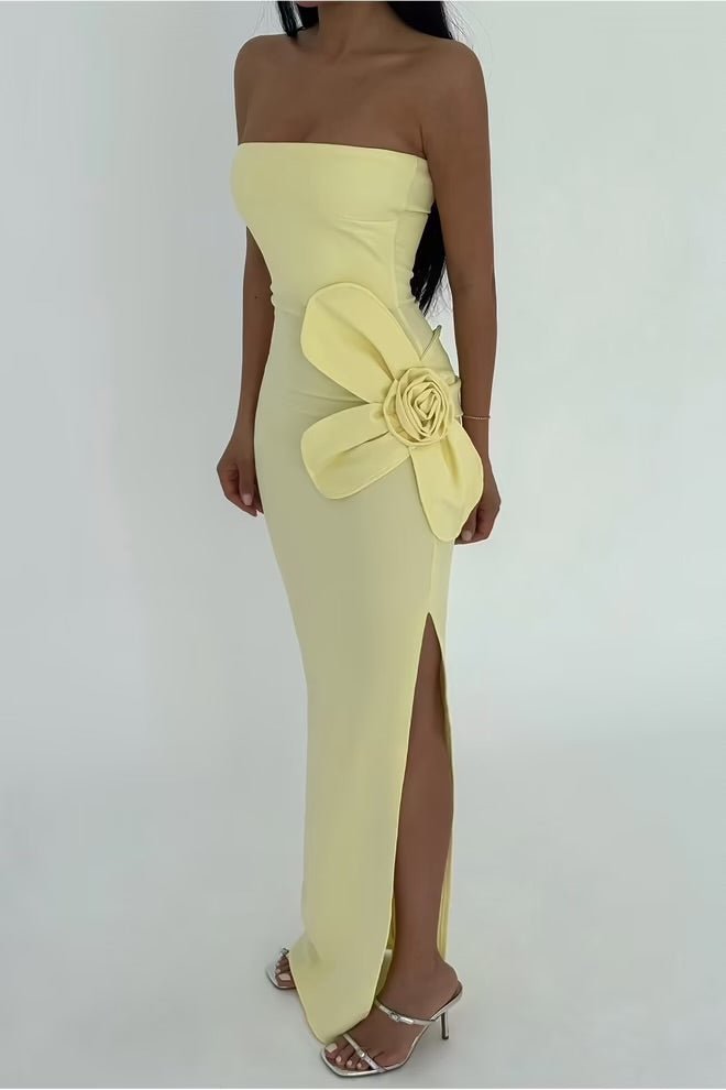 Statement Strapless Max Dress - 2 Colour Options