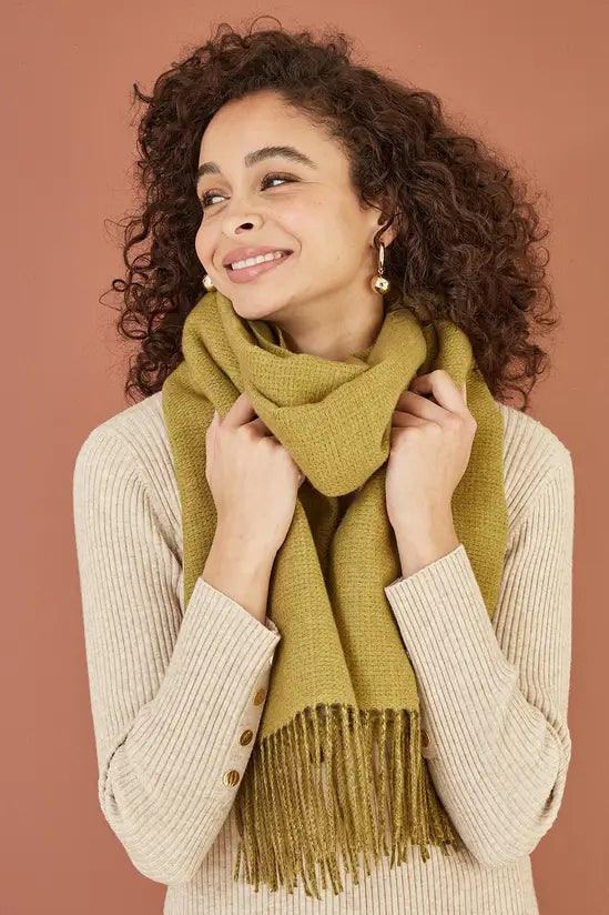 Green Two Tone Scarf