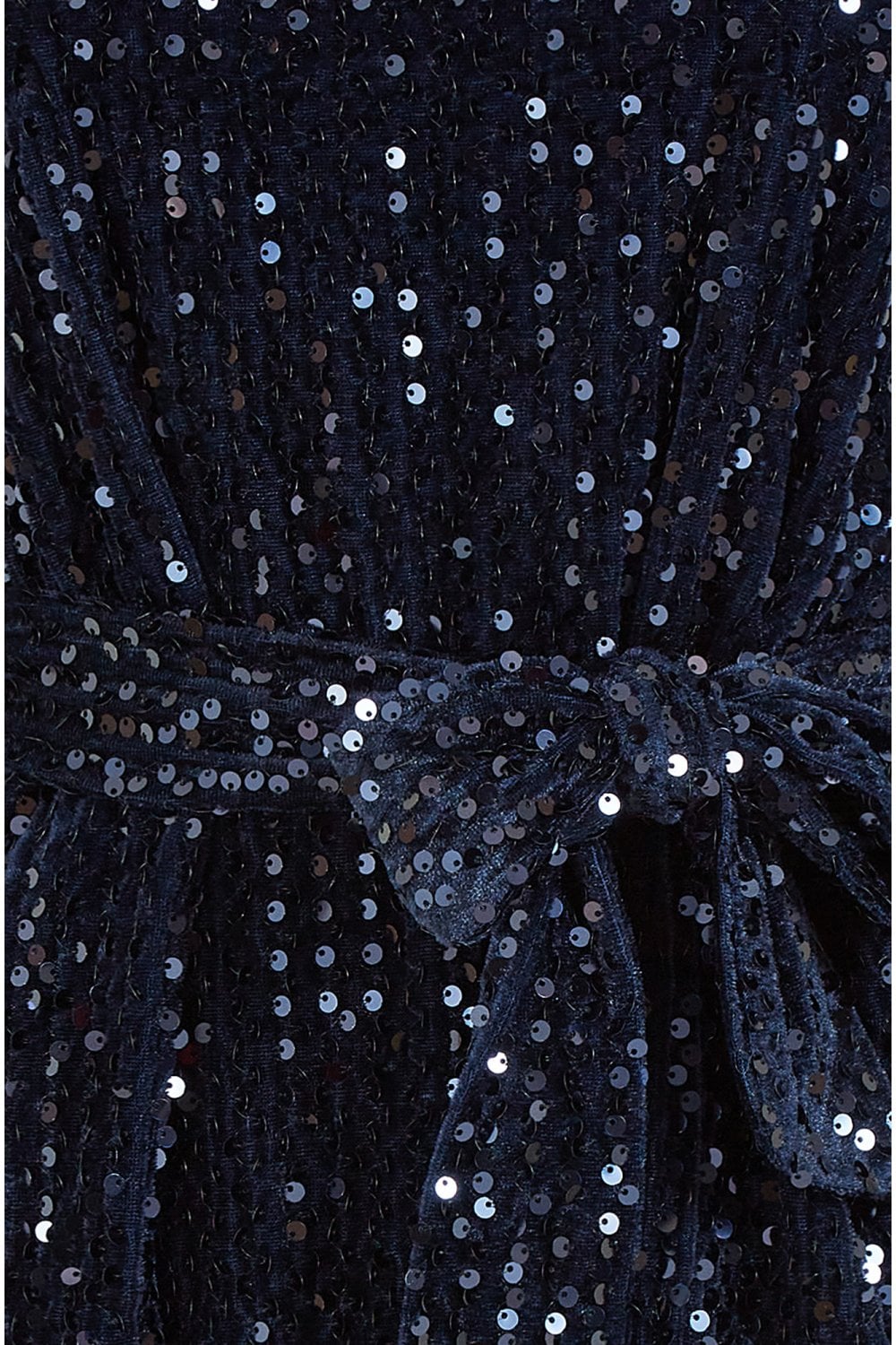 Navy Sequin Smock Dress - Sizes 8 to 26