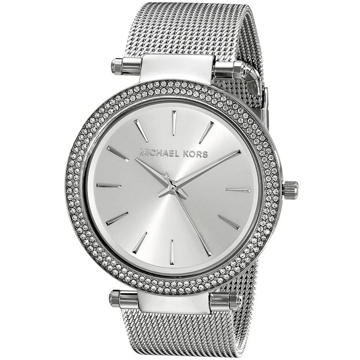 Michael Kors Mini Darci Women's Silver Mesh Watch - MK3367
