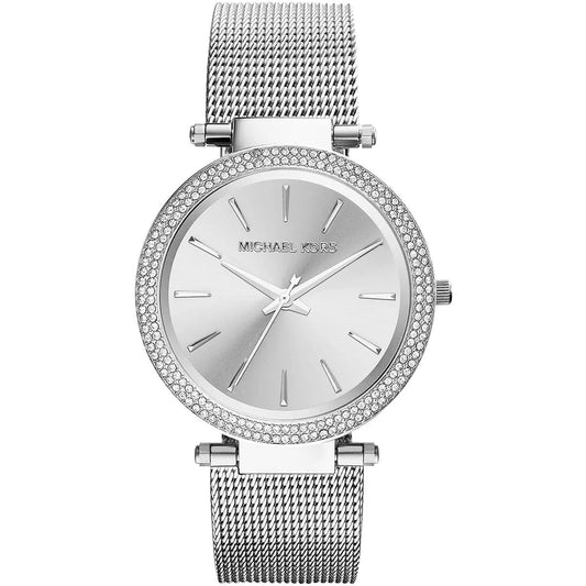 Michael Kors Mini Darci Silver Mesh Watch - MK3367