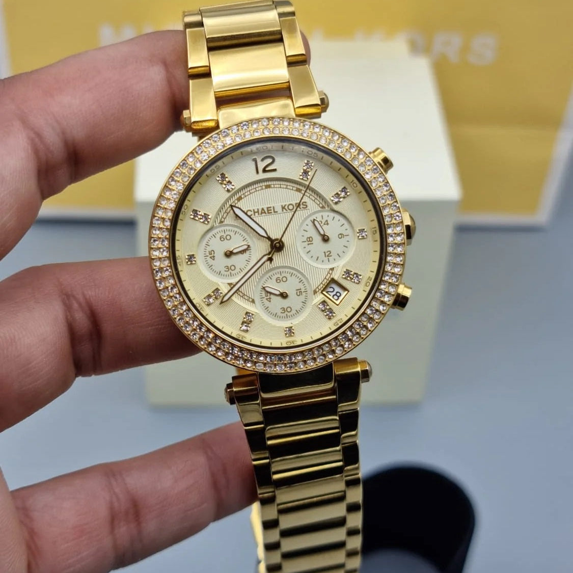 Michael Kors Parker Women's Gold Watch - MK5354