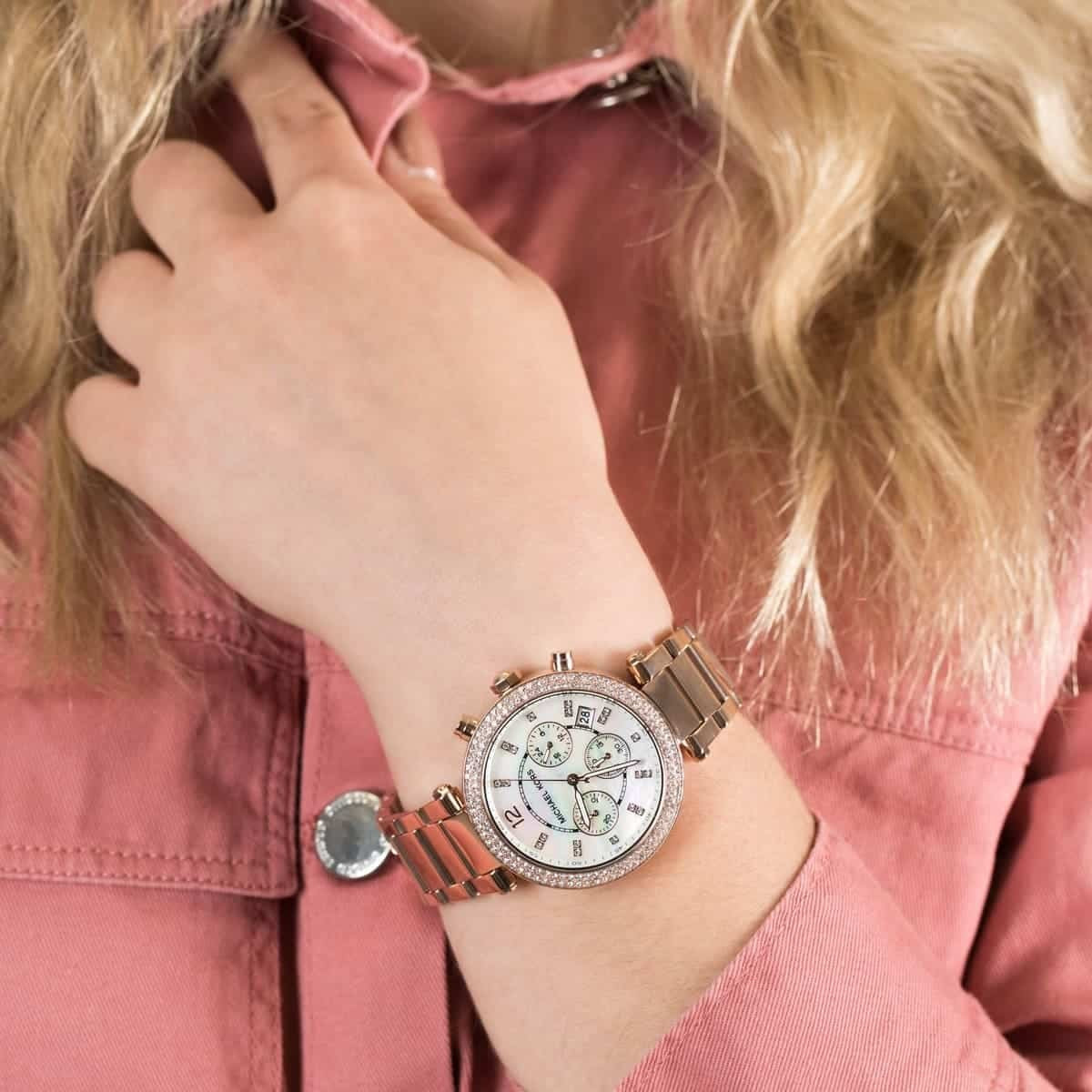 Michael Kors Parker Women's Rose Gold Watch - MK5491