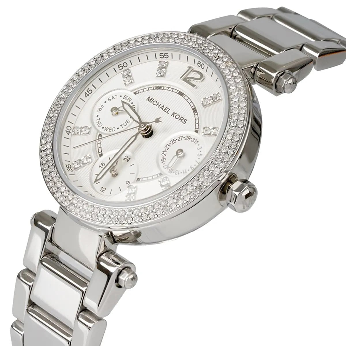 Michael Kors Mini Parker Women's Silver Watch - MK5615