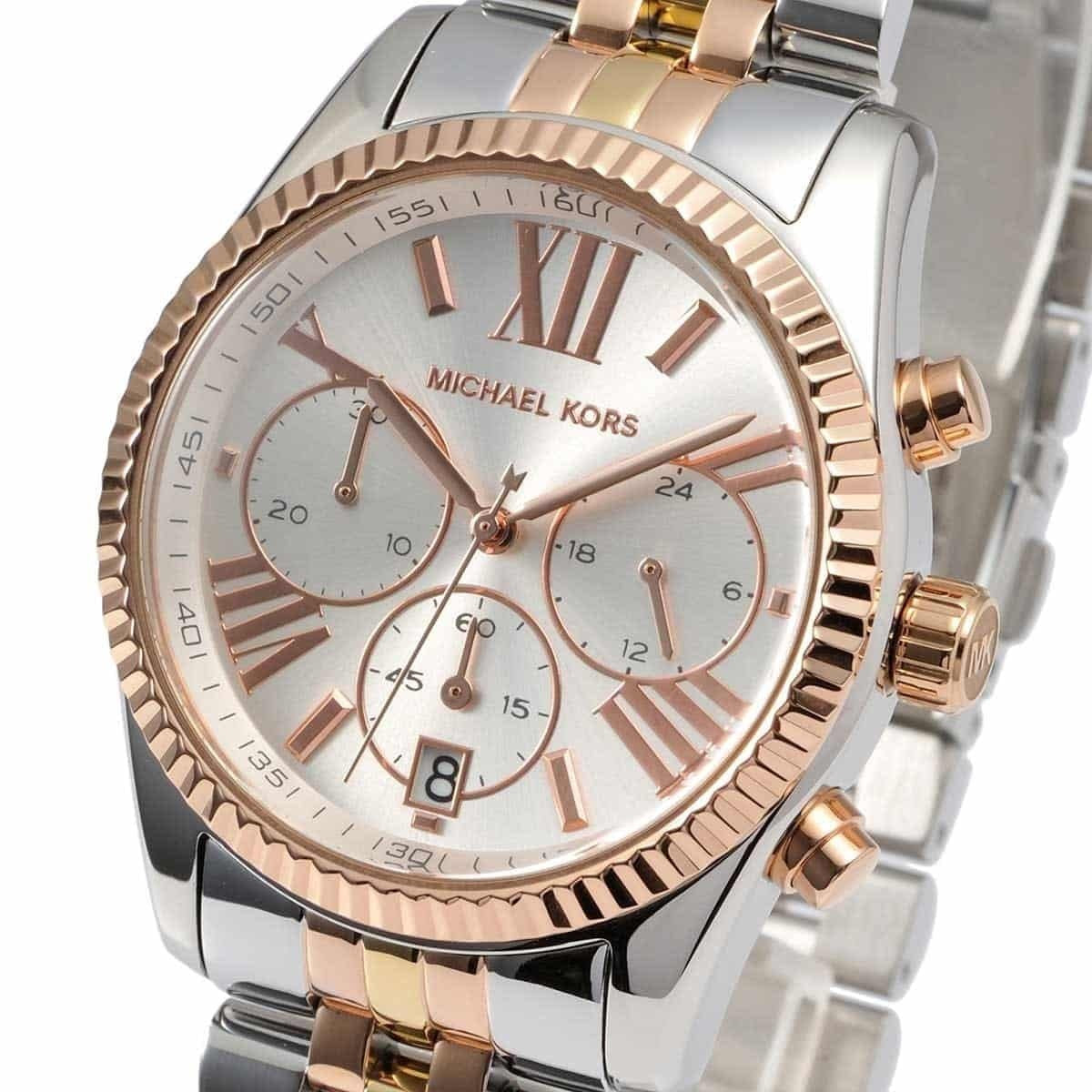 Michael Kors Lexington Women's Tri-Tone Watch - MK5735