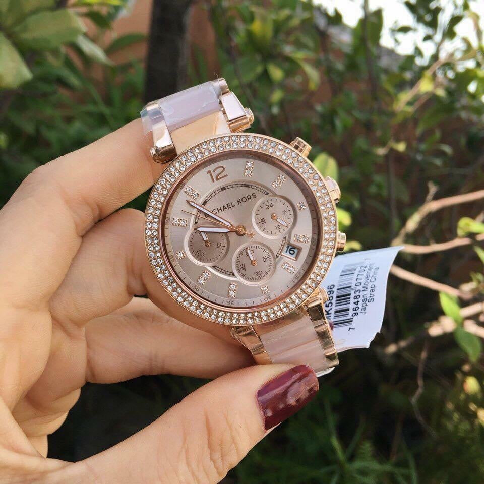 Michael Kors Parker Women's Rose Gold Watch - MK5896