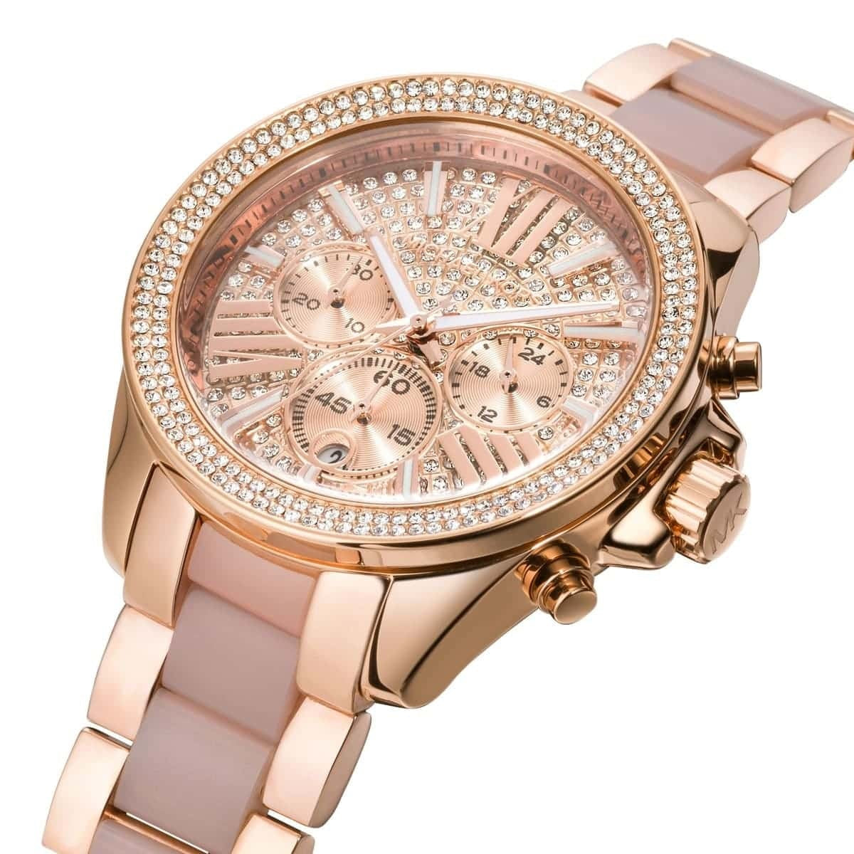 Michael Kors Wren Women's Rose Gold Watch - MK6096