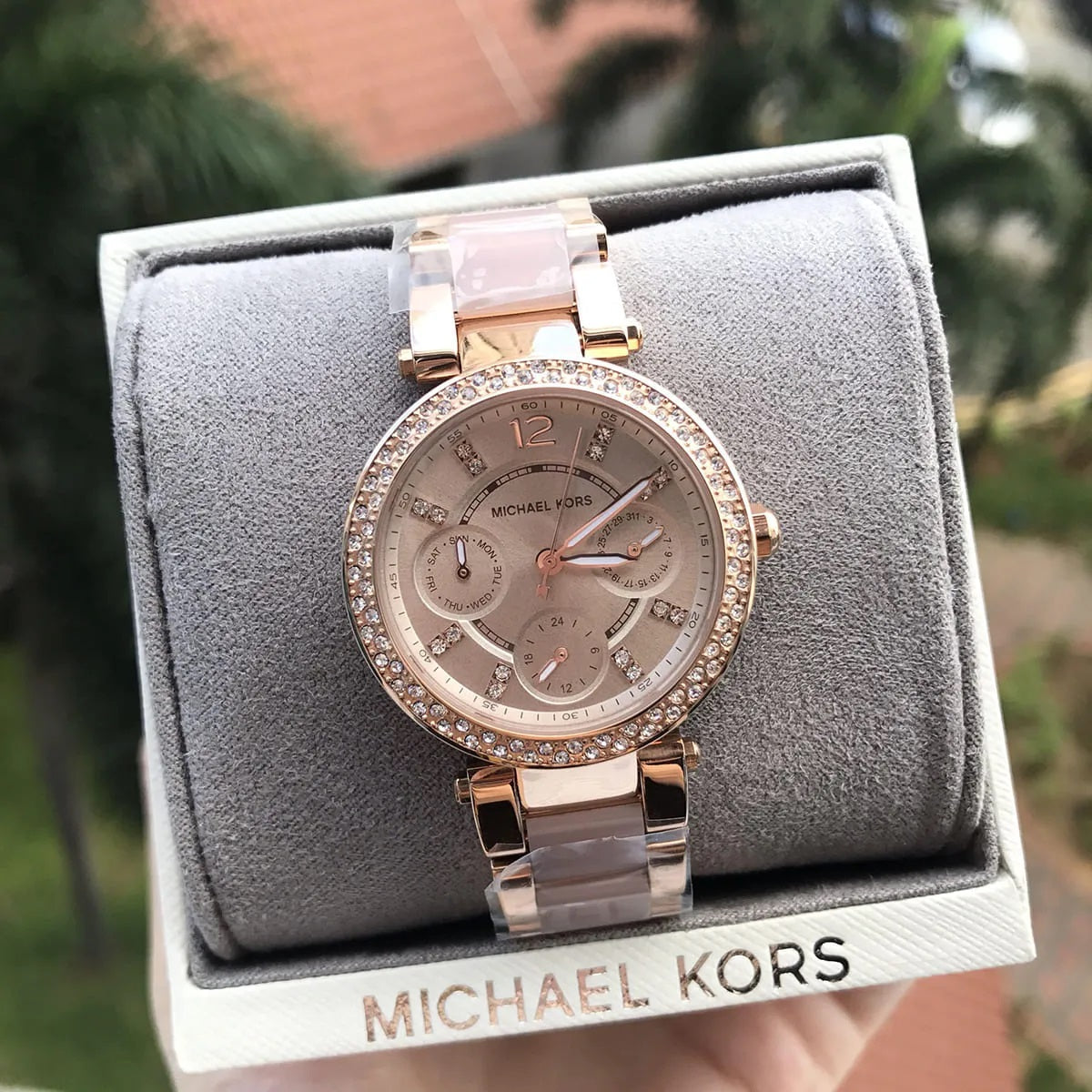 Michael Kors Mini Parker Women's Rose Gold Watch - MK6110