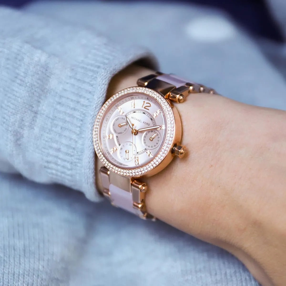 Michael Kors Mini Parker Women's Rose Gold Watch - MK6110