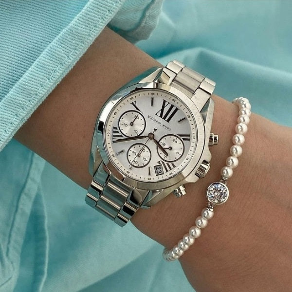 Michael Kors Bradshaw Women's Silver Watch - MK6174