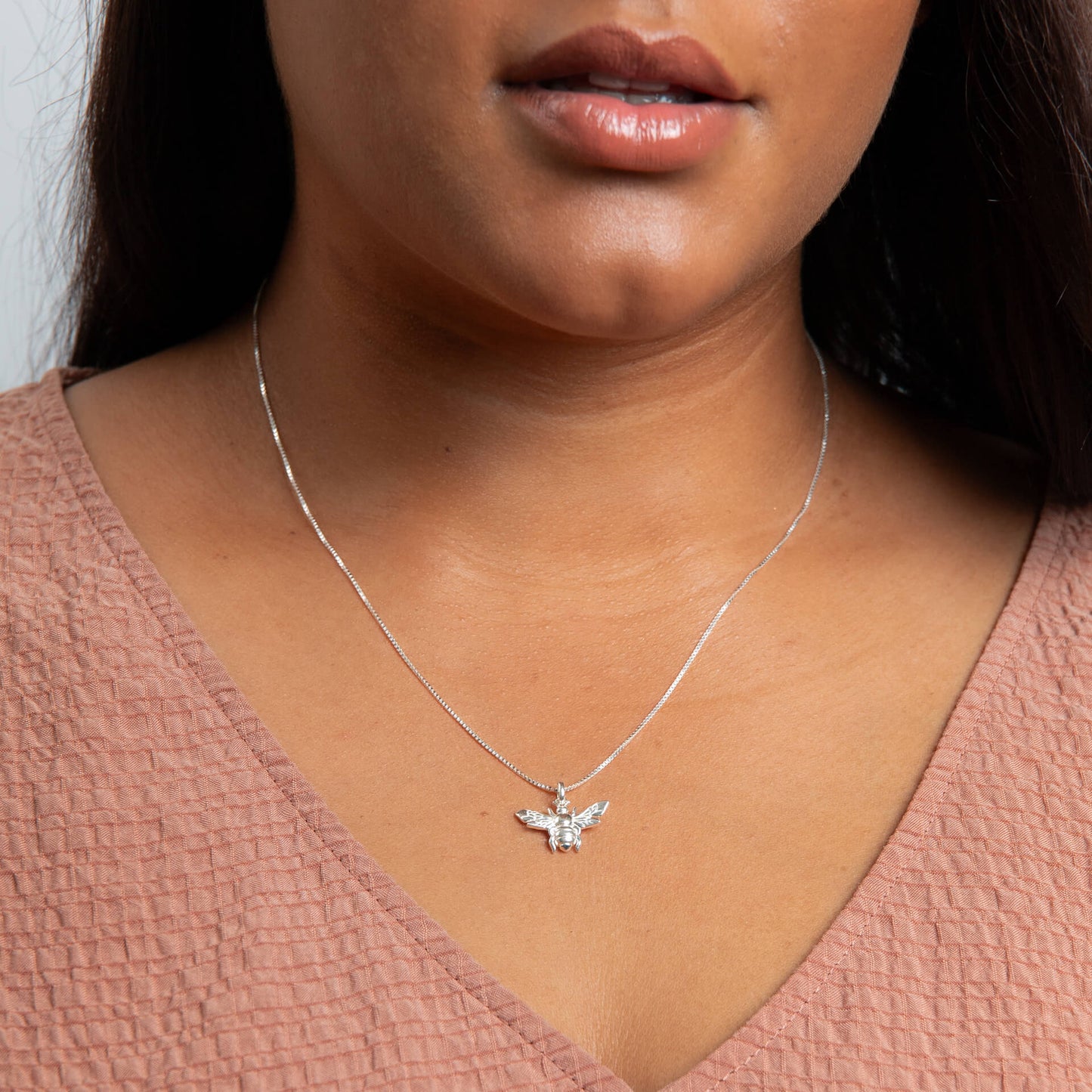 Sterling Silver Bee Pendant