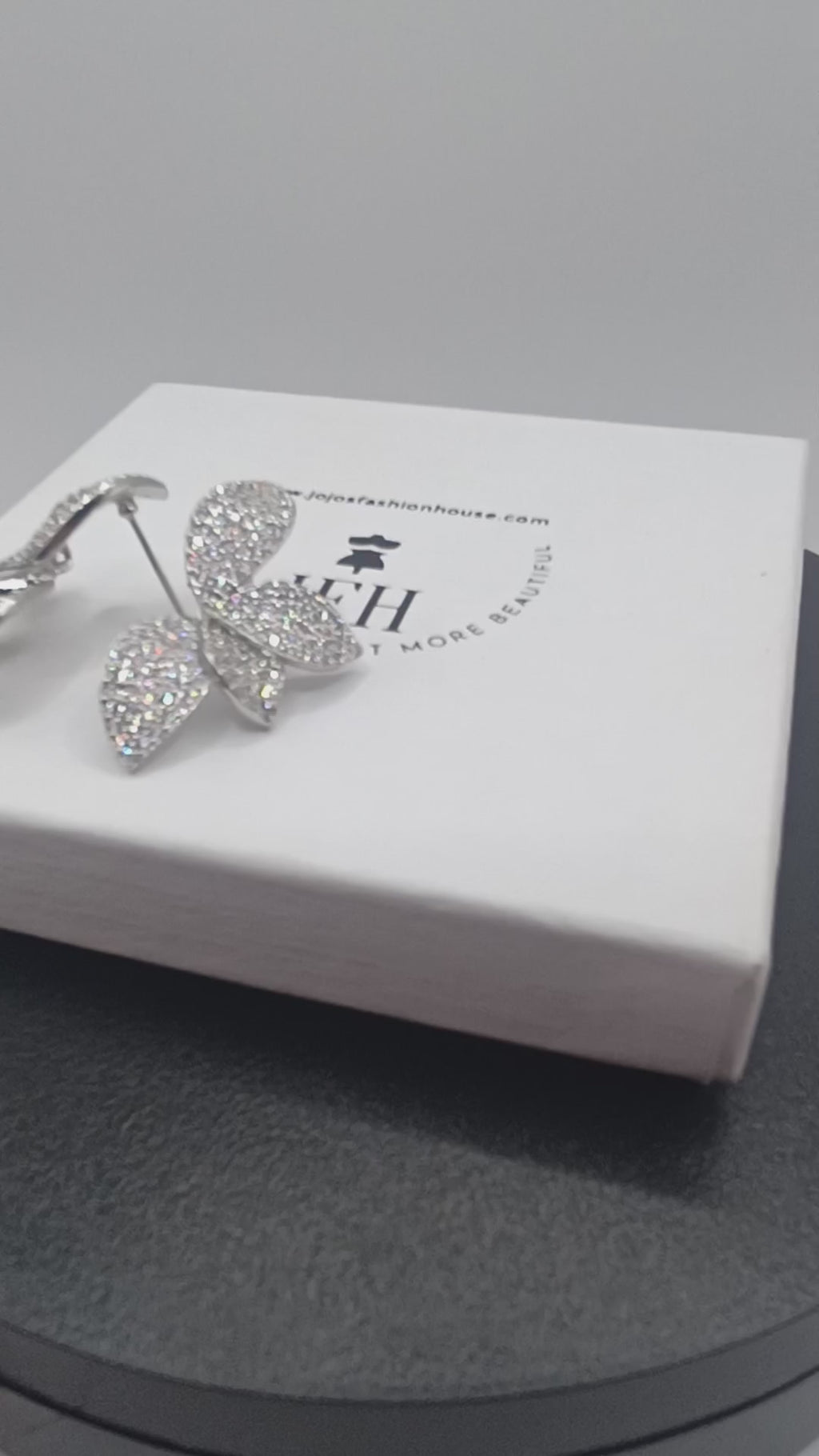 Harriett Diamante Petal - Silver