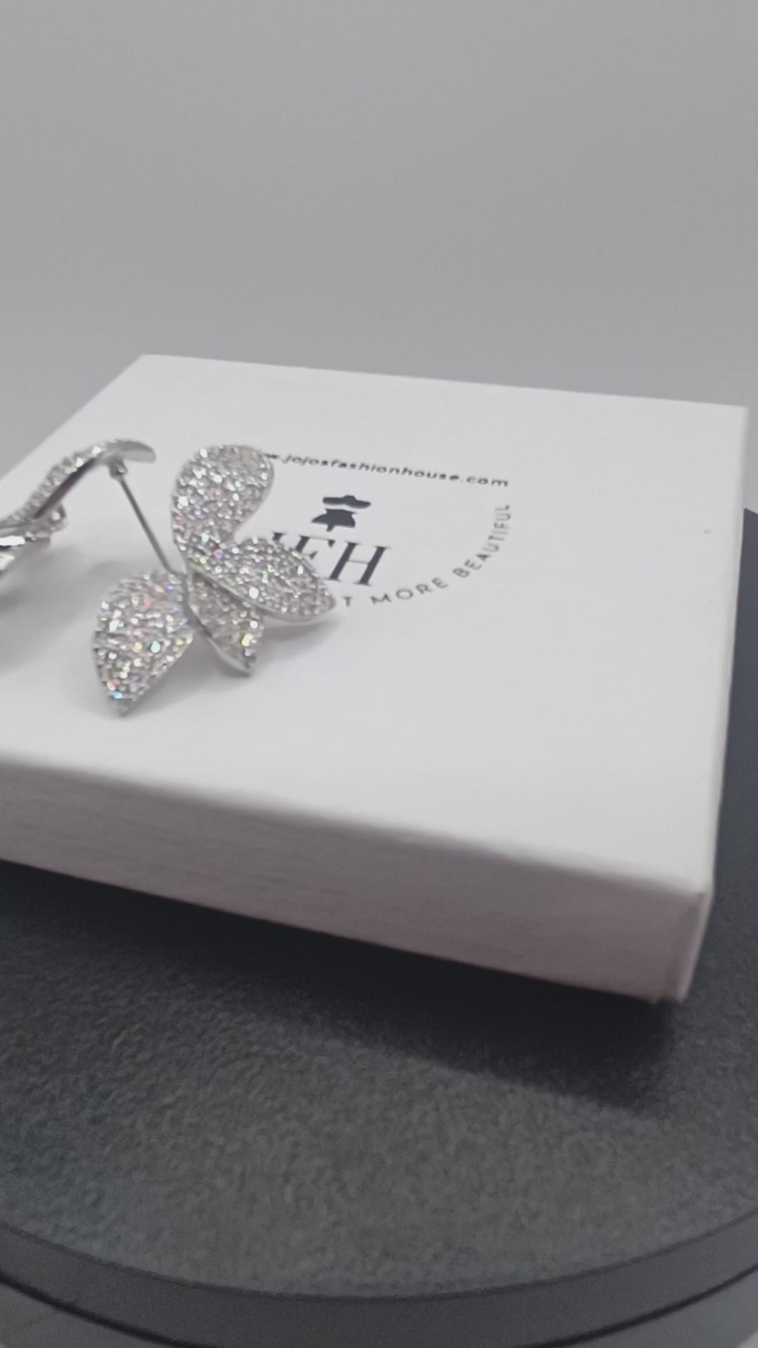 Harriett Diamante Petal - Silver