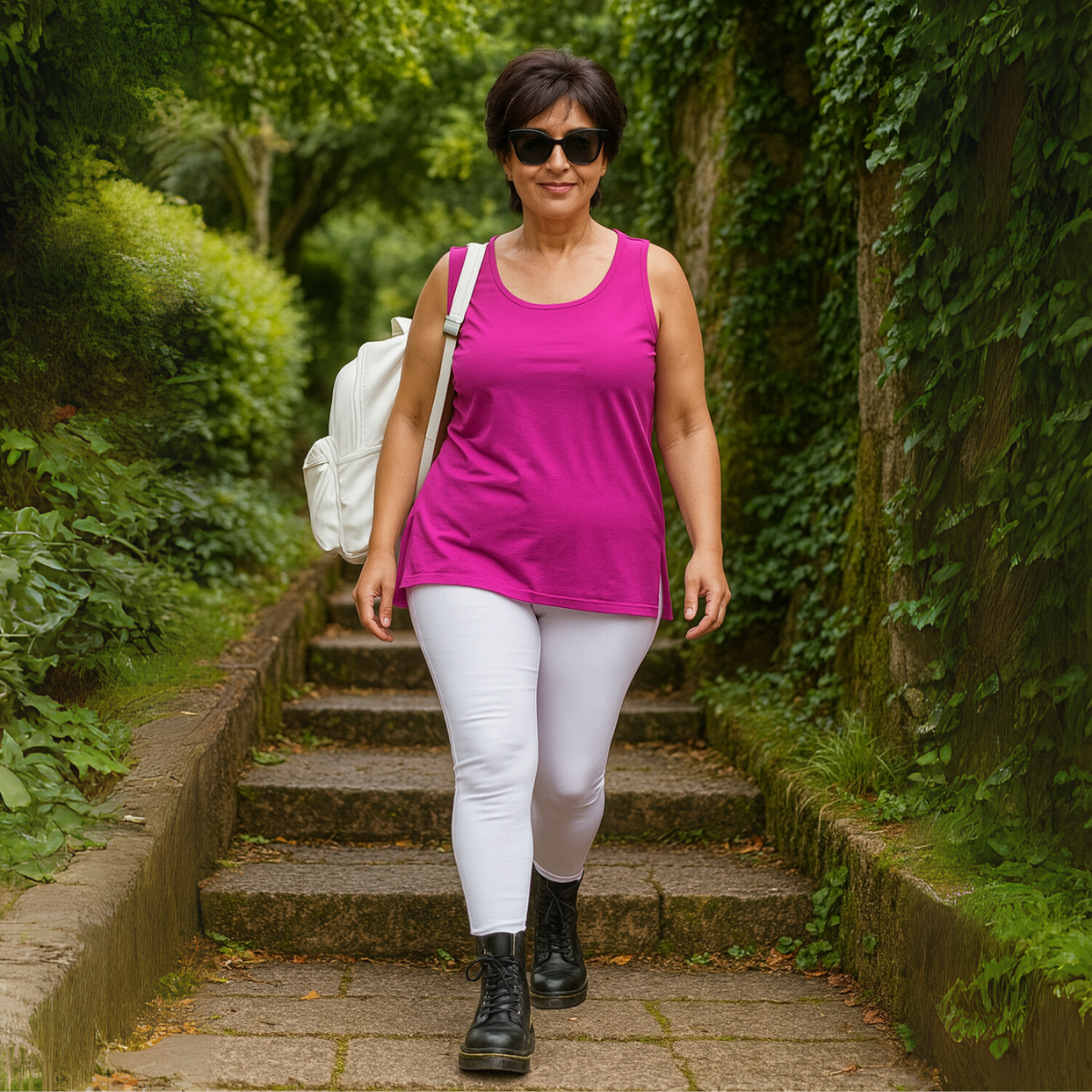 Sleeveless Cut Side Vest / T-shirt - Various Colour Options