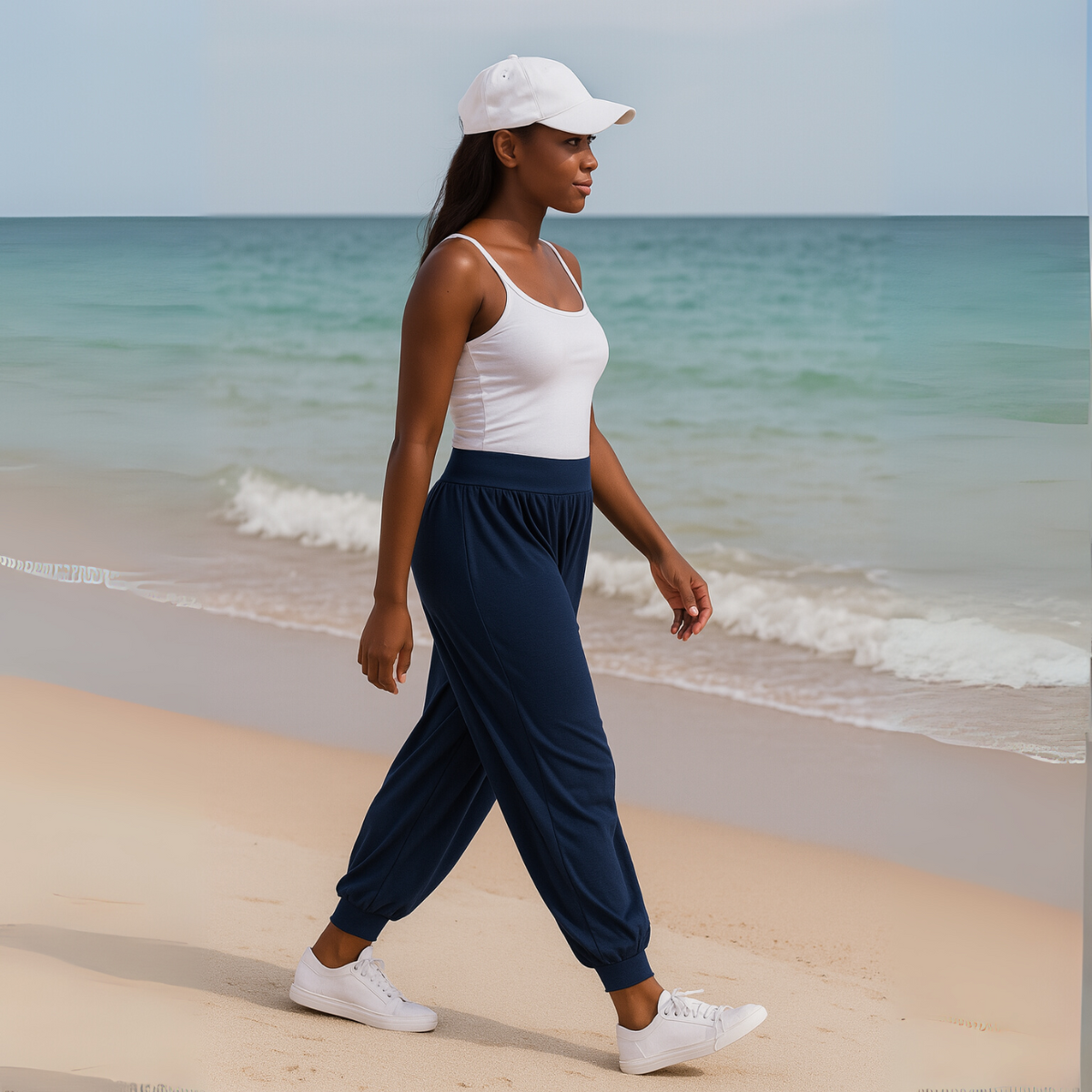 High Waist Soft Stretch Harem Pants - Various Colours