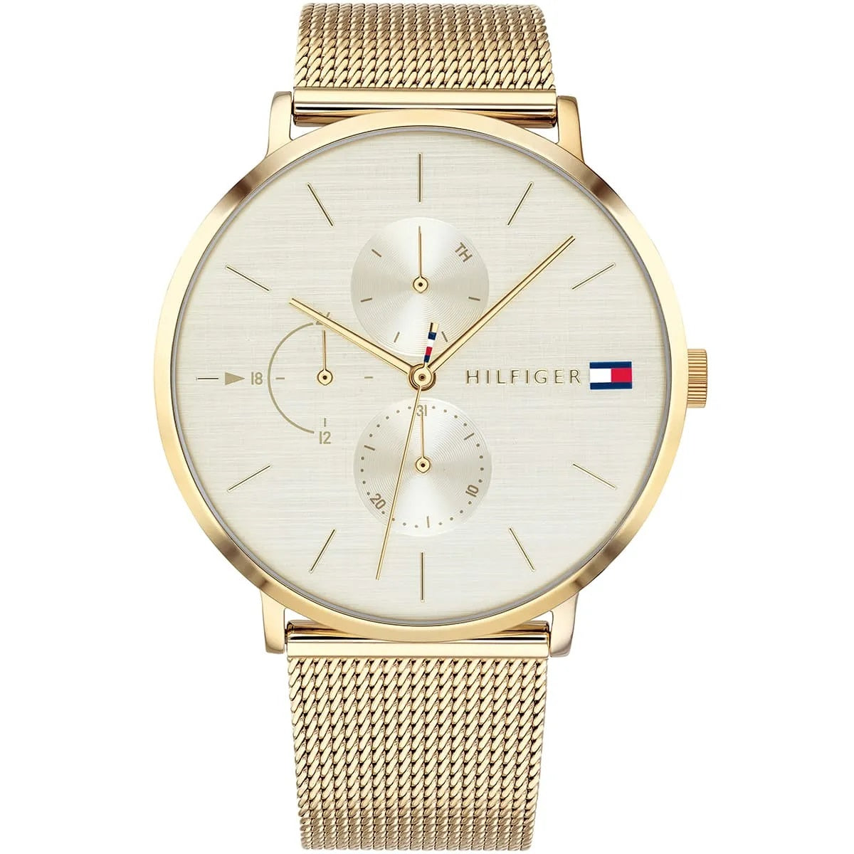 Tommy Hilfiger Jenna Gold Mesh Watch - 1781943