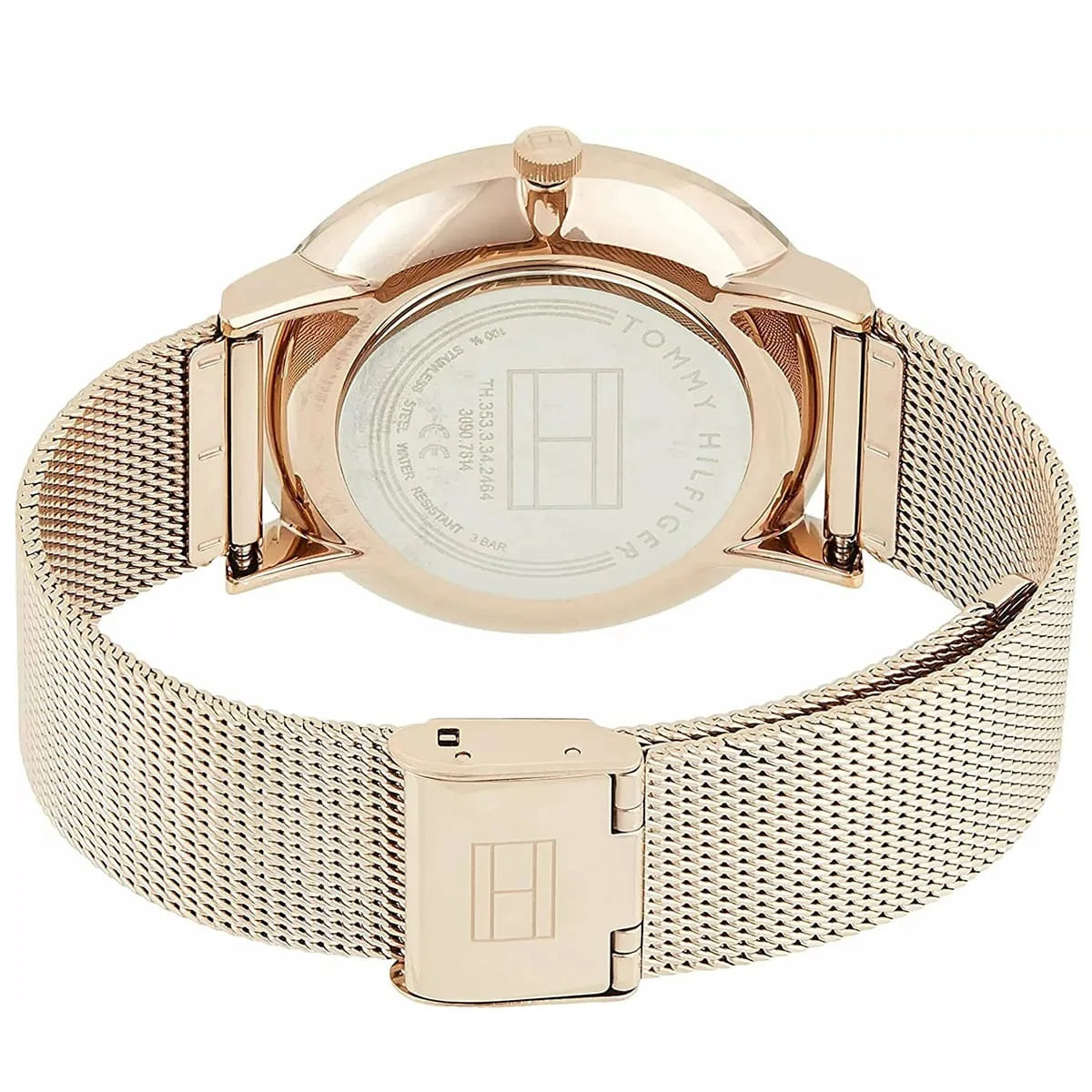 Tommy Hilfiger Jenna Rose Gold Mesh Watch - 1781944