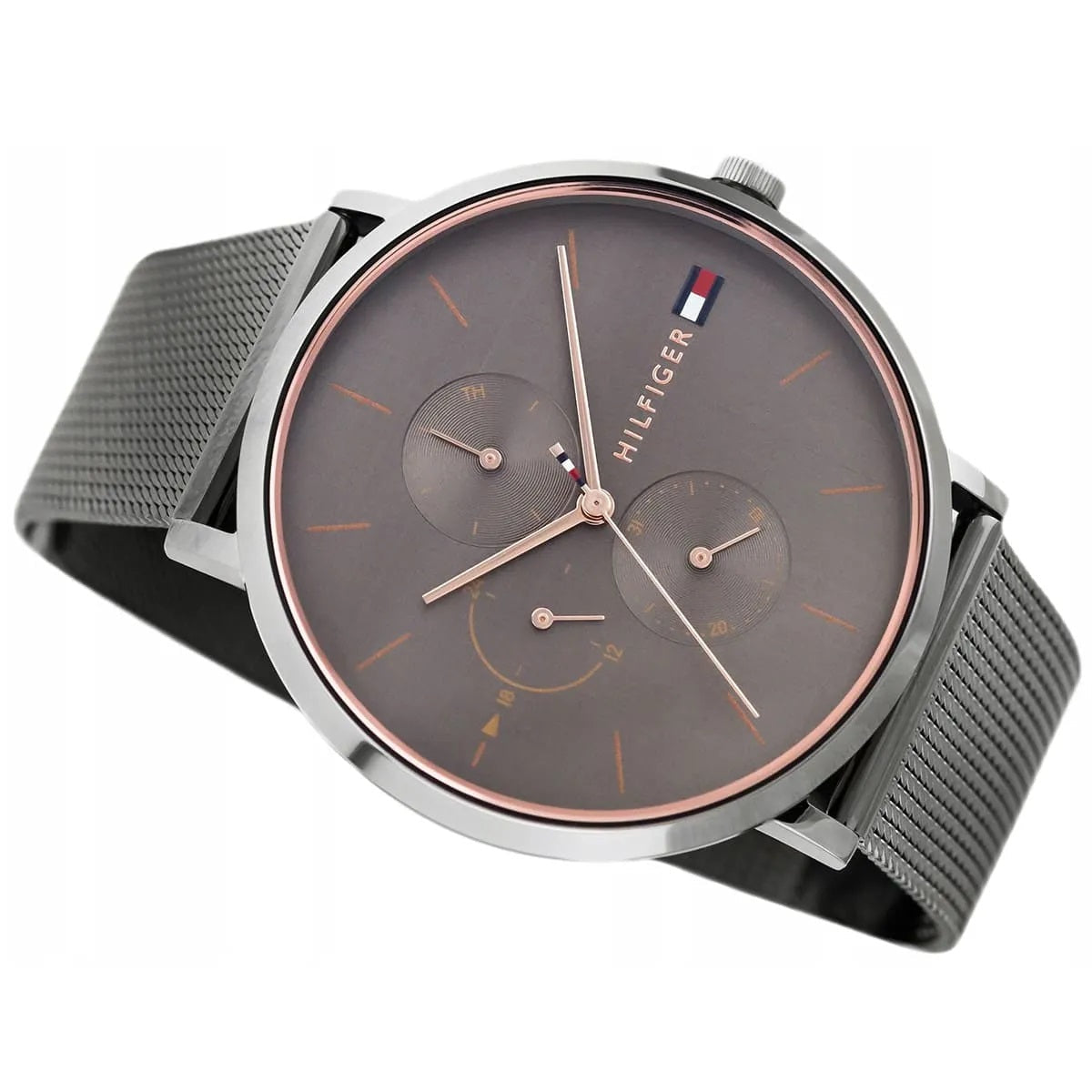 Tommy Hilfiger Jenna Grey Mesh Watch - 1781945