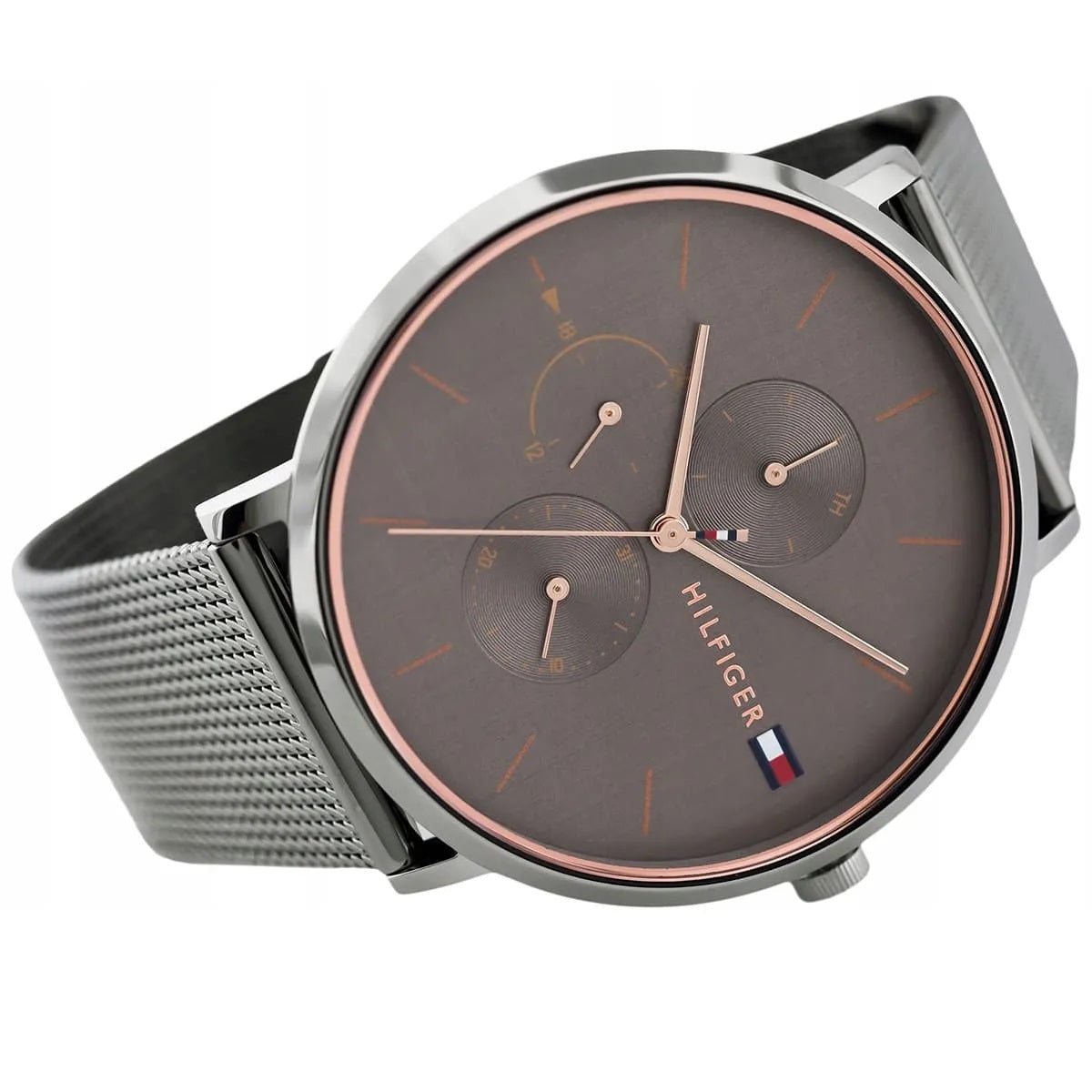 Tommy Hilfiger Jenna Grey Mesh Watch - 1781945