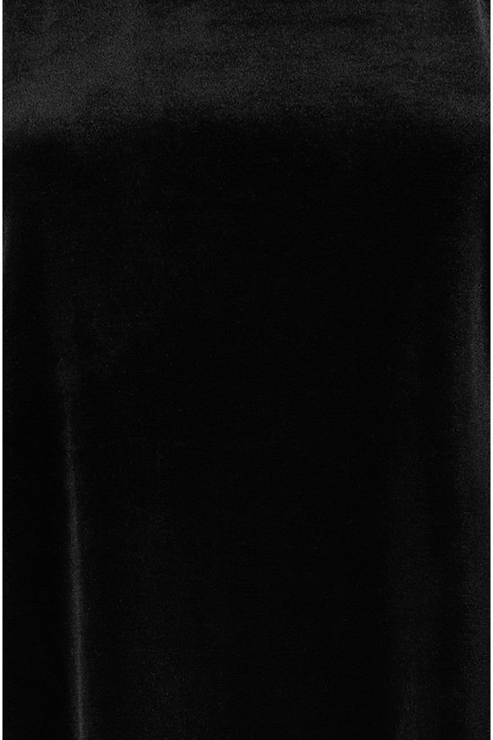 Black Velvet Dress with Pleated Balloon Sleeves And Tie Back - Sizes 8 to 26